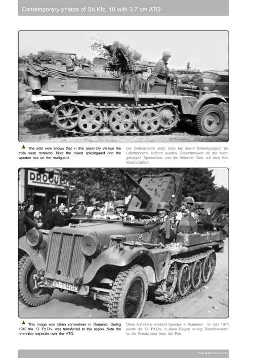 Volume 45: Sd.Kfz. 10 - leichter Zugkraftwagen 1 ton and variants