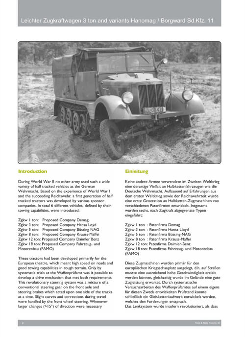 Volume 20: Sd.Kfz. 11 - 3 ton Zgkw. Borgward