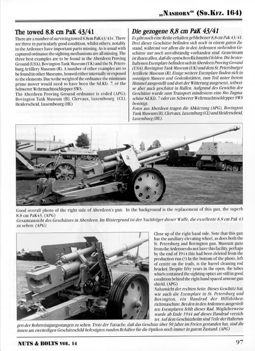 Volume 14: Pz.Jäger Nashorn & 8,8 Pak 43/41 - Sd.Kfz. 164