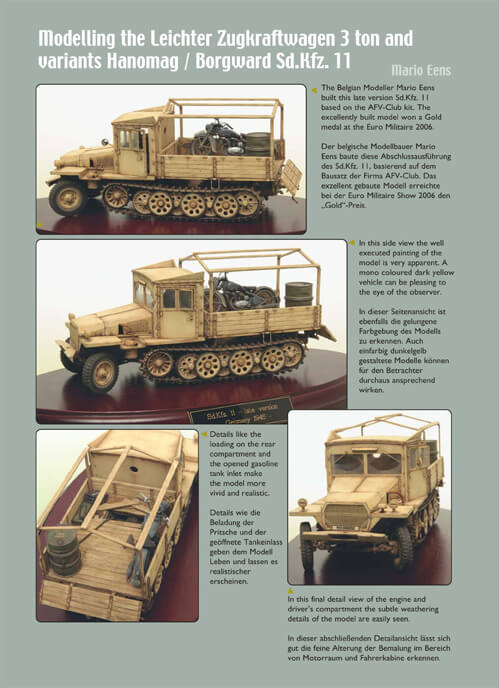 Volume 20: Sd.Kfz. 11 - 3 ton Zgkw. Borgward