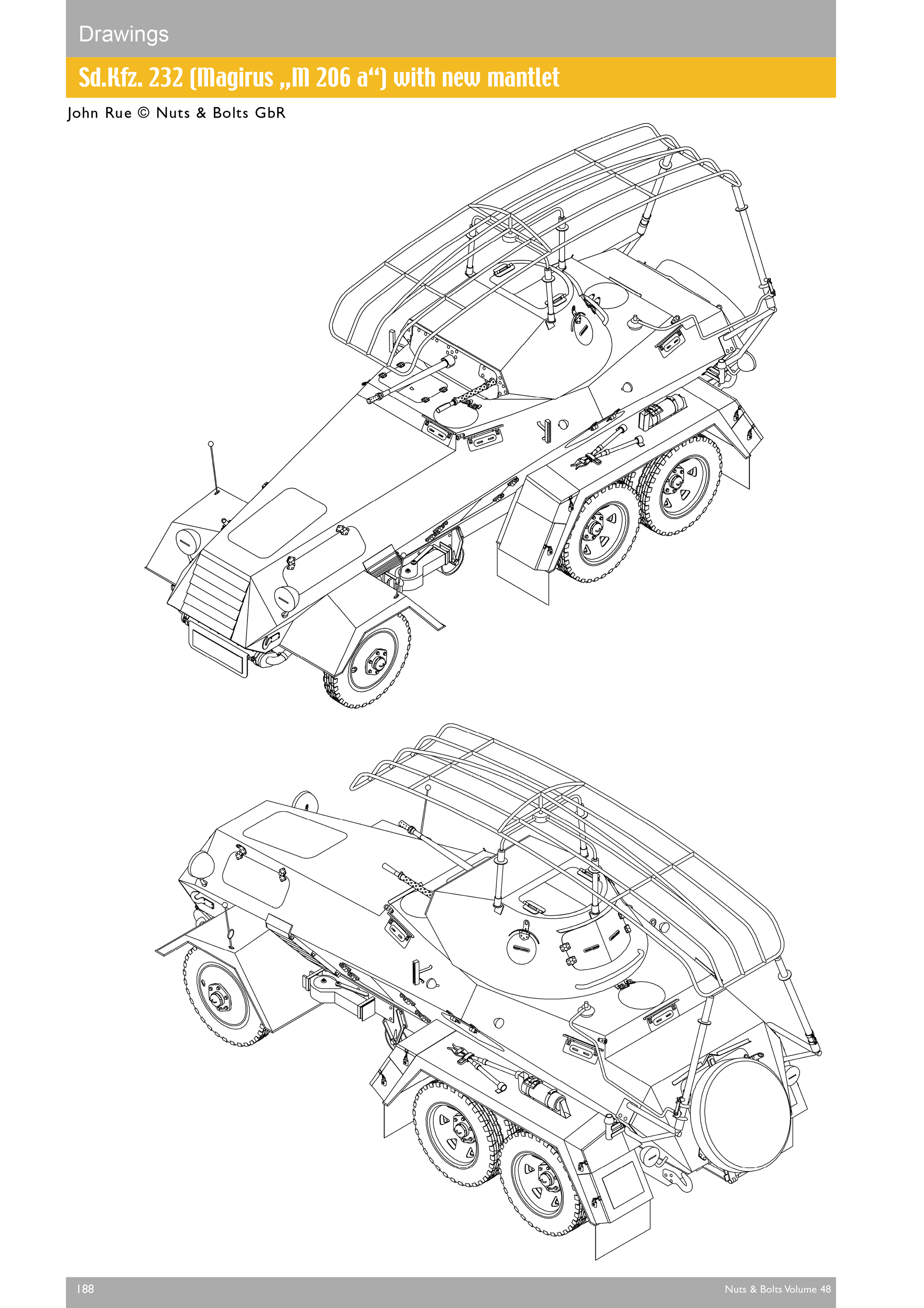 Vorbestellung Volume 48: schwerer Panzerspähwagen (6-Rad) on Büssing-NAG, Daimler-Benz and Magirus chassis Sd.Kfz. 231, 232, 263 and variants