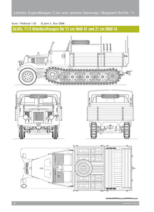 Volume 20: Sd.Kfz. 11 - 3 ton Zgkw. Borgward